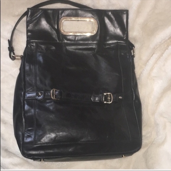 Charles David Leather Caitlin Foldover Bag - Picture 4 of 8